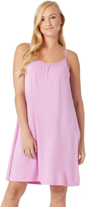 32 Degrees Womens Cool Flowy Bra Dress | with Built-in Cups | Relaxed Fit | Adjustable Spaghetti Strap
