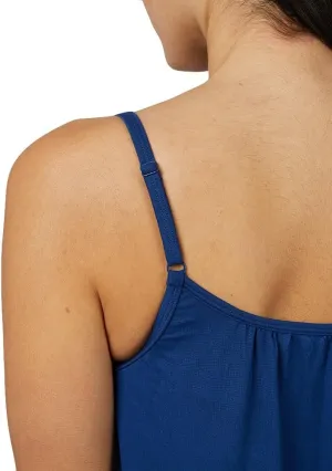 32 Degrees Womens Cool Flowy Bra Dress | with Built-in Cups | Relaxed Fit | Adjustable Spaghetti Strap