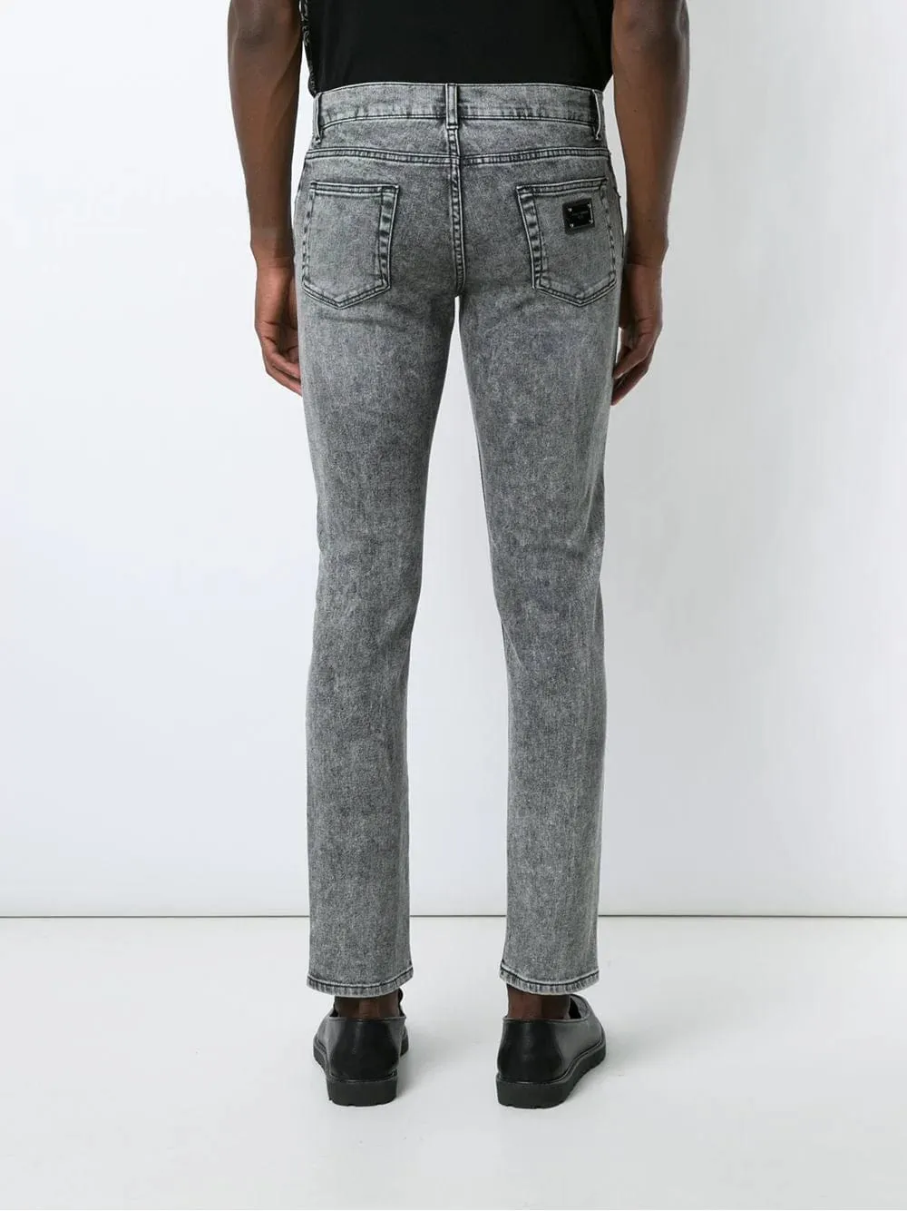 Acid-Wash Skinny Jeans