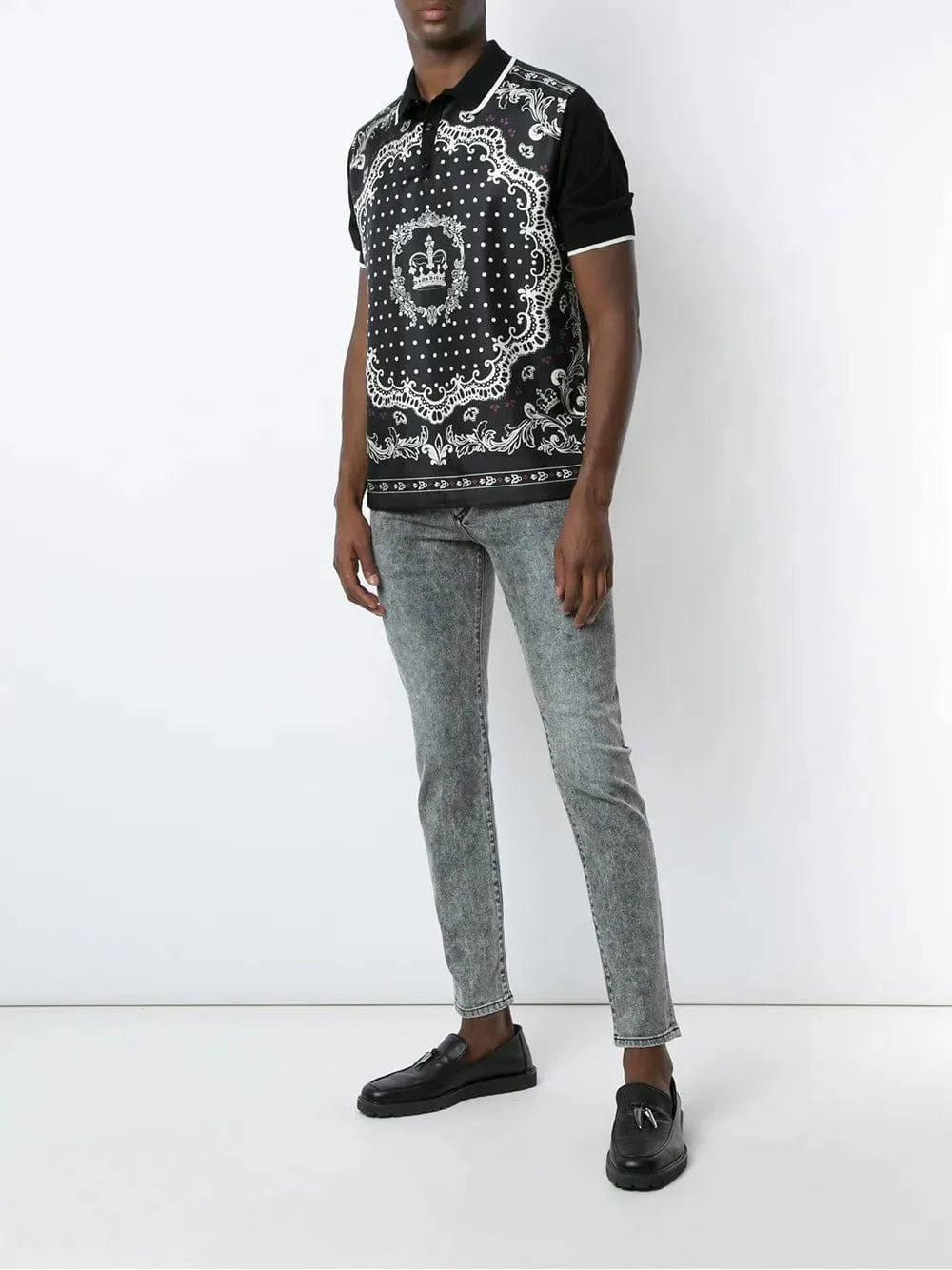 Acid-Wash Skinny Jeans