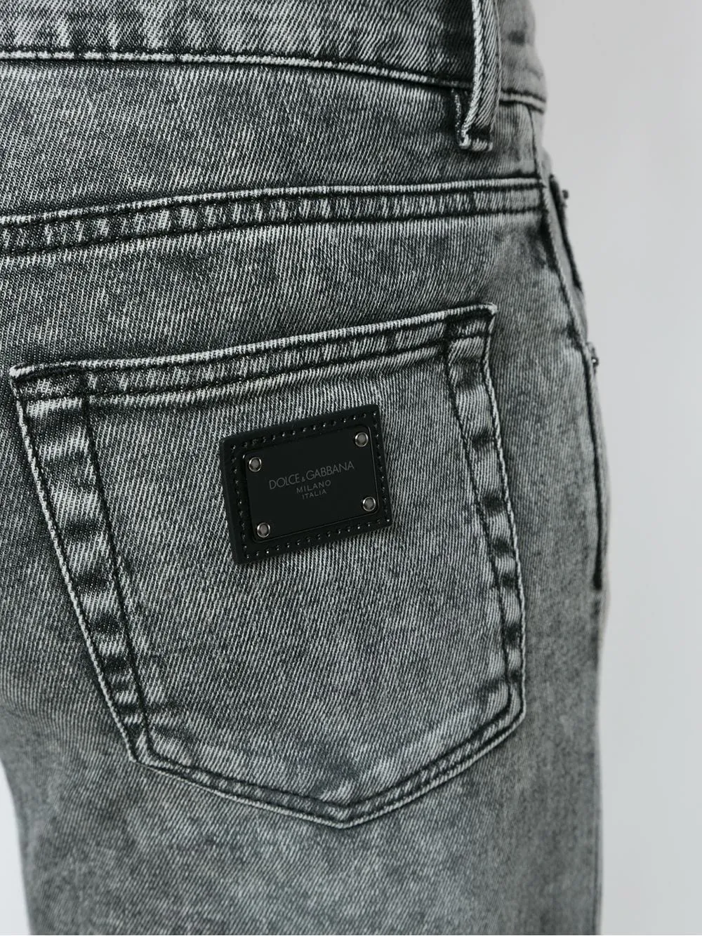 Acid-Wash Skinny Jeans