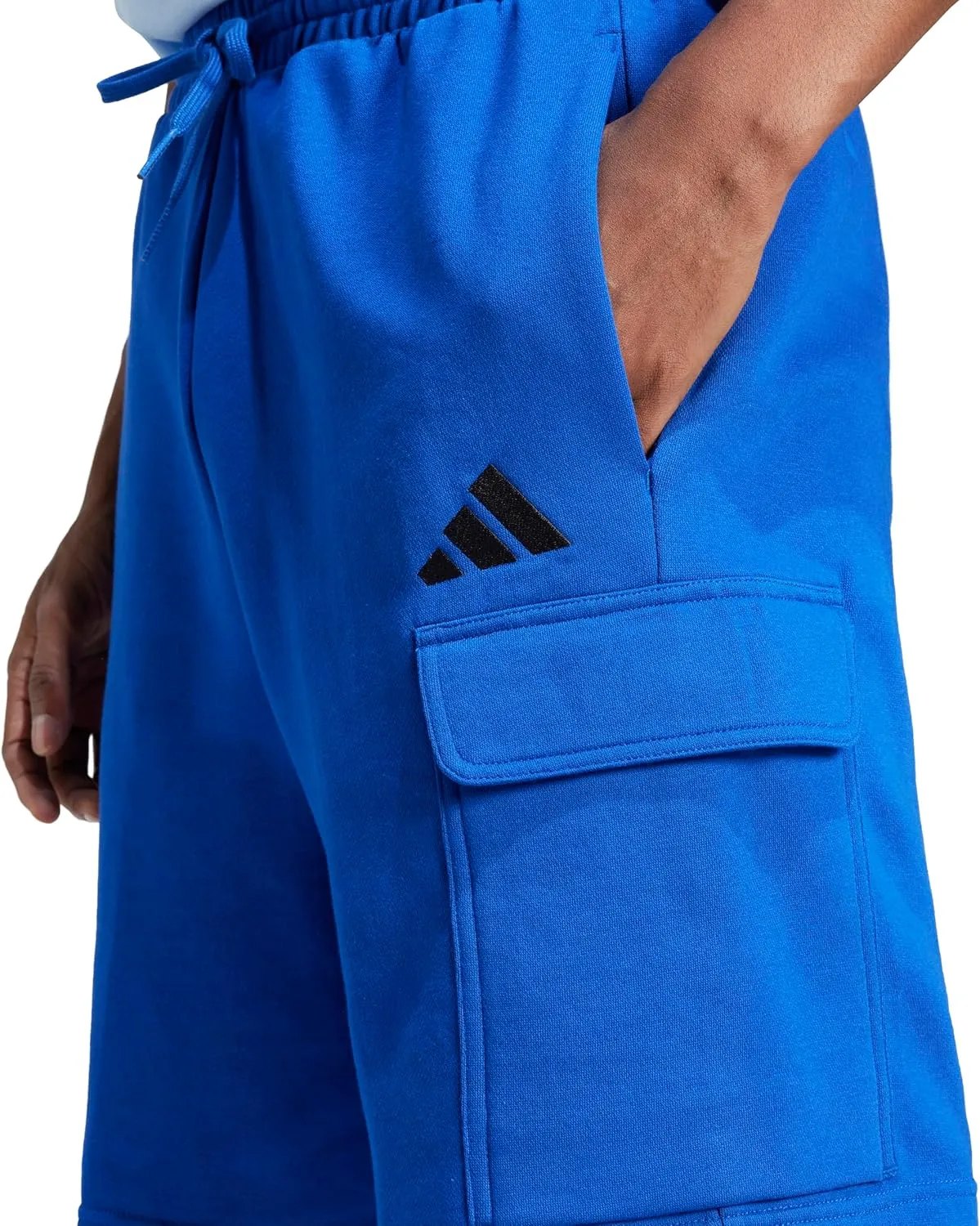 adidas Men's Essentials Feel Cozy Fleece 10-Inch Cargo Shorts