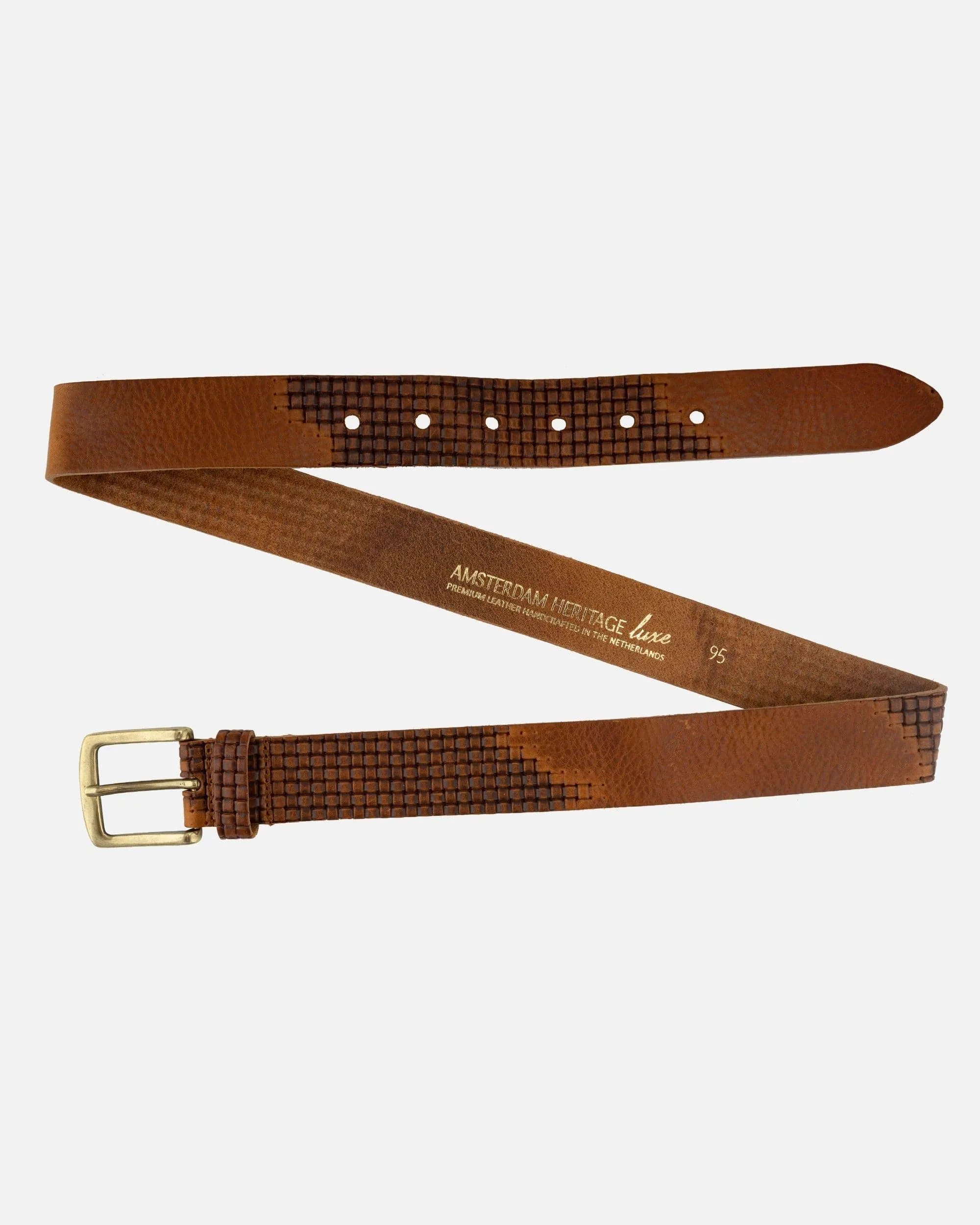 Alen | Unisex Faded Leather Belt