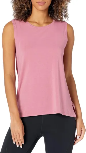 Amazon Essentials Women's Soft Cotton Relaxed-Fit Yoga Tank (Available in Plus Size) (Previously Core 10)