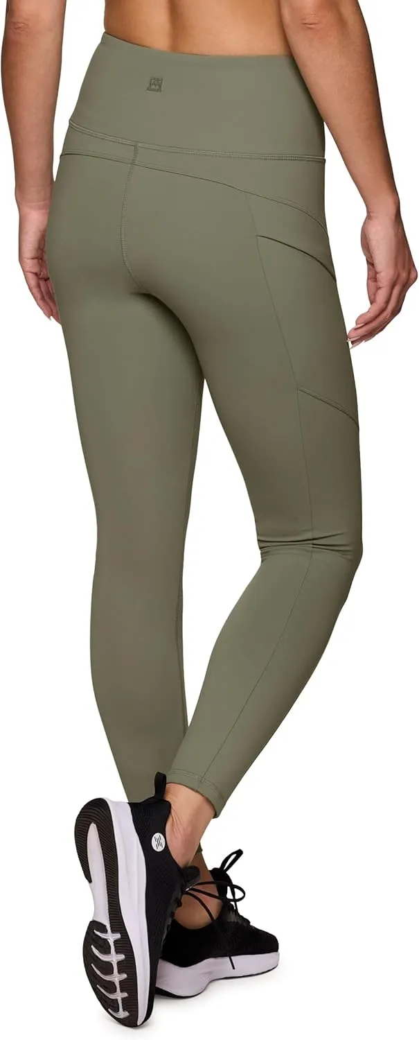 Avalanche Women's Super Soft Cargo Hiking Gym Full Length Legging with Pockets