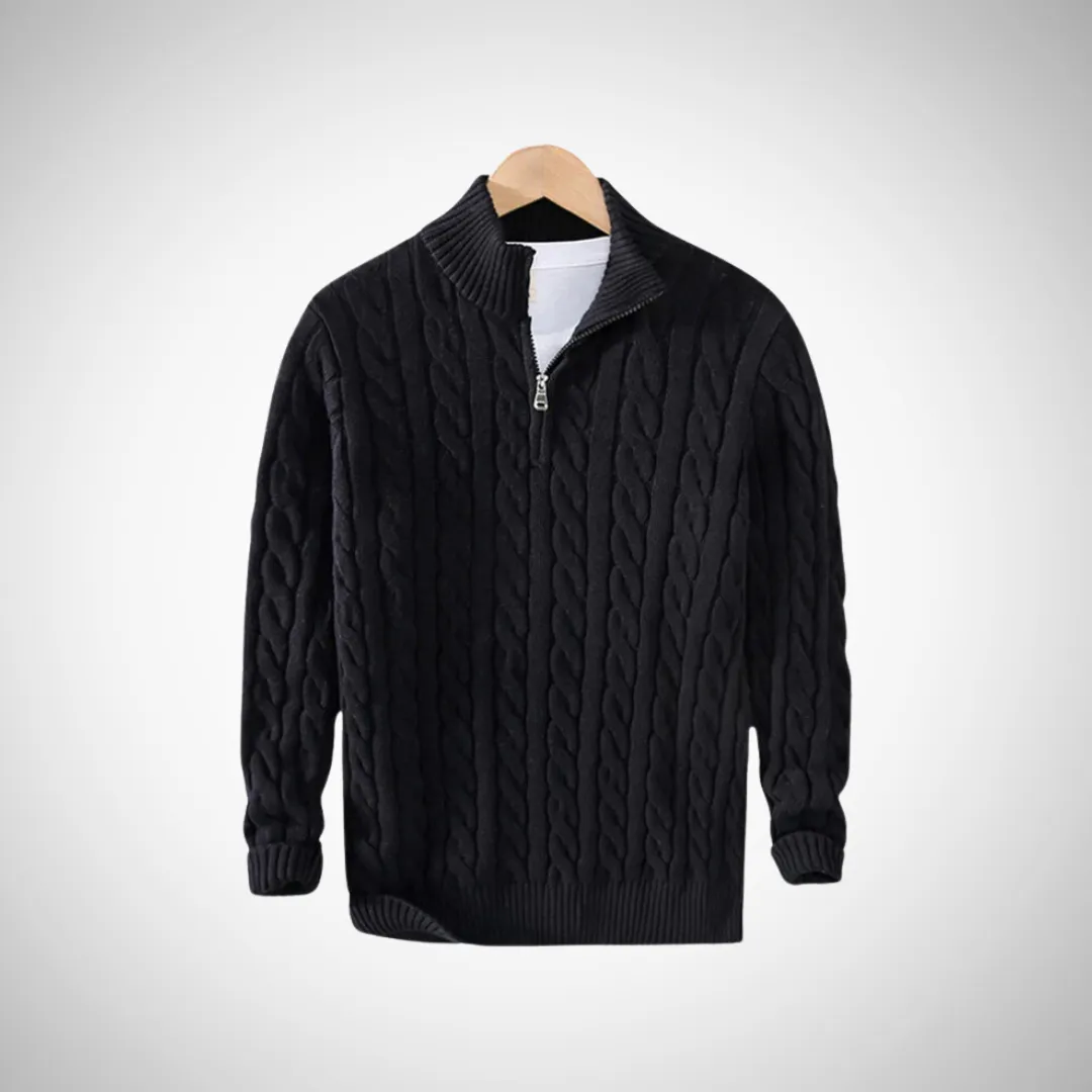 Ben Knitted Half-Zip Sweater