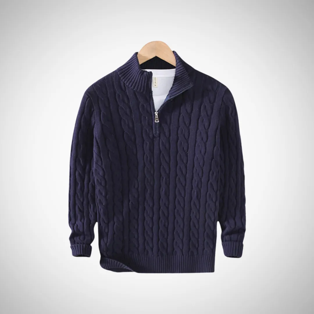 Ben Knitted Half-Zip Sweater