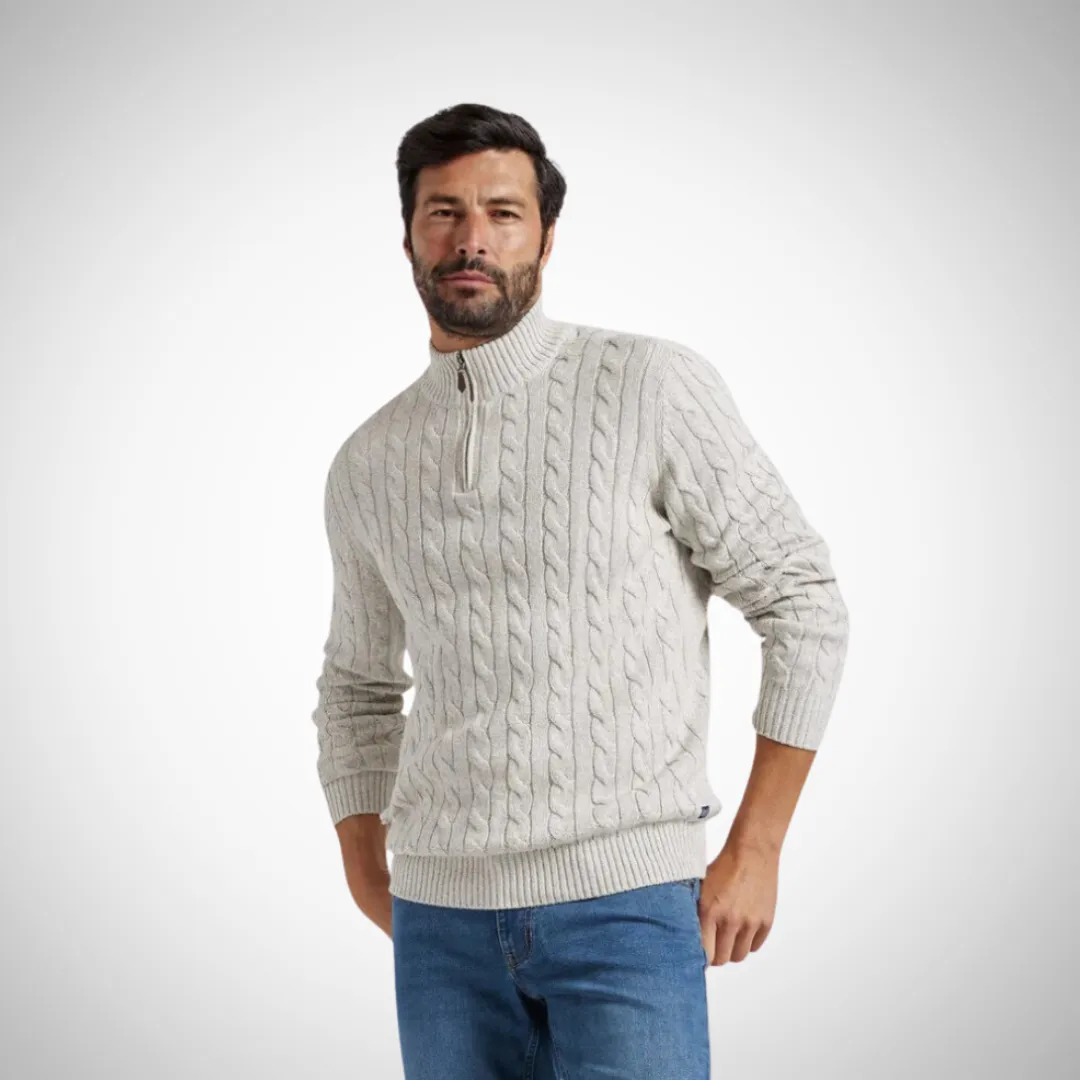 Ben Knitted Half-Zip Sweater