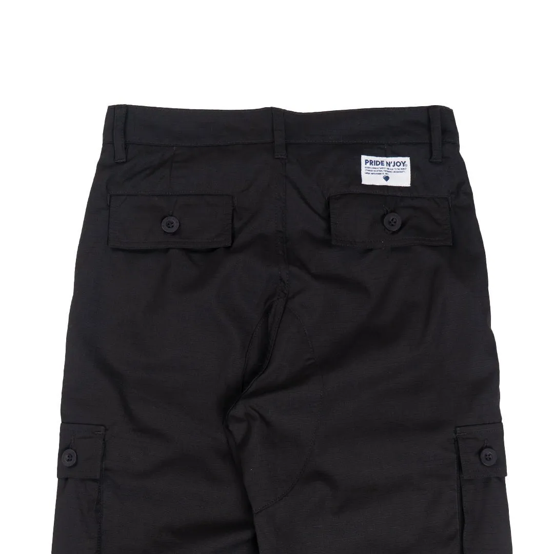 Black Cargo Pants Rangers Loose