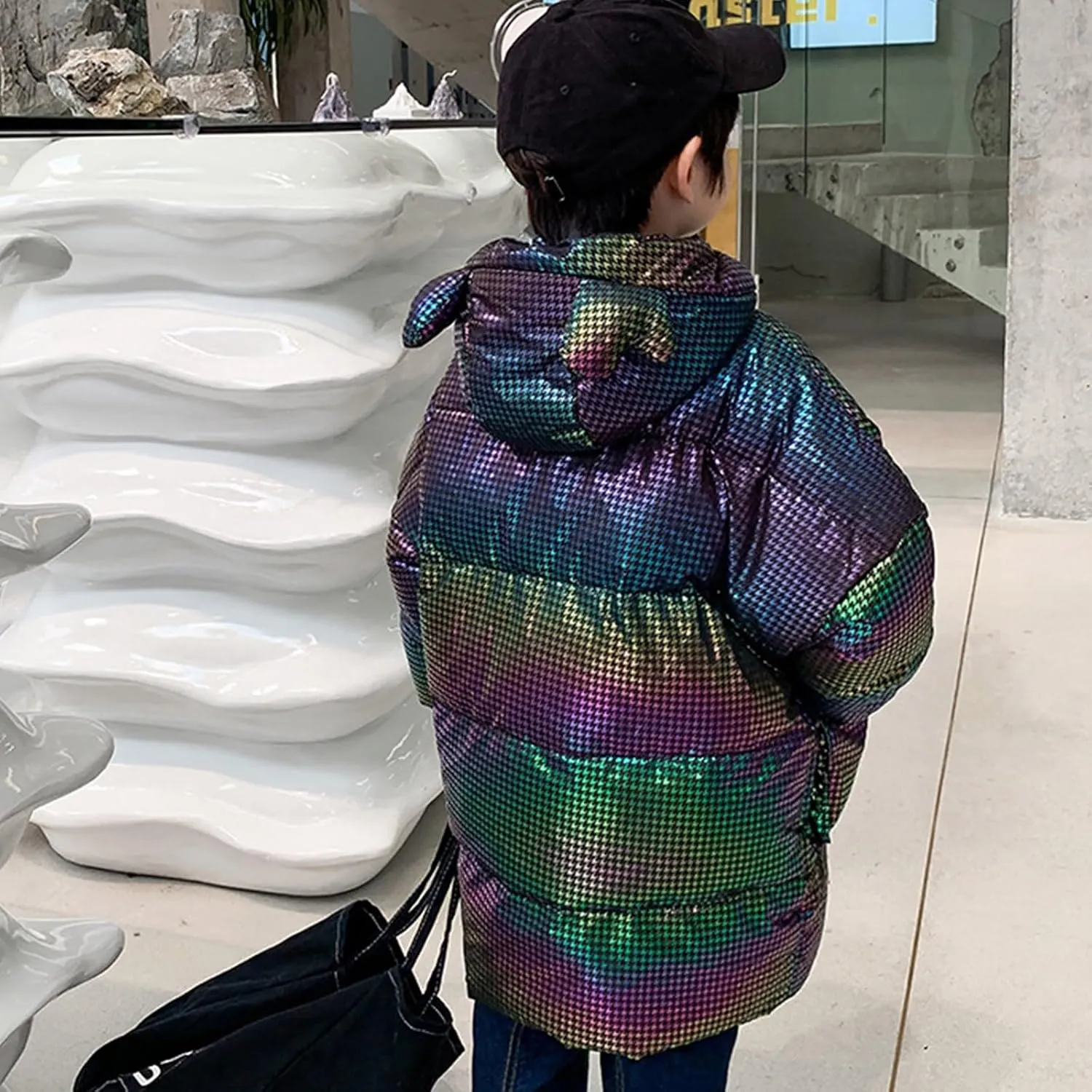 Boy Jacket Kids Toddler Baby Girls Boys Winter Warm Thick Solid Cotton Long Sleeve Padded Coats for Toddler Boys 5t
