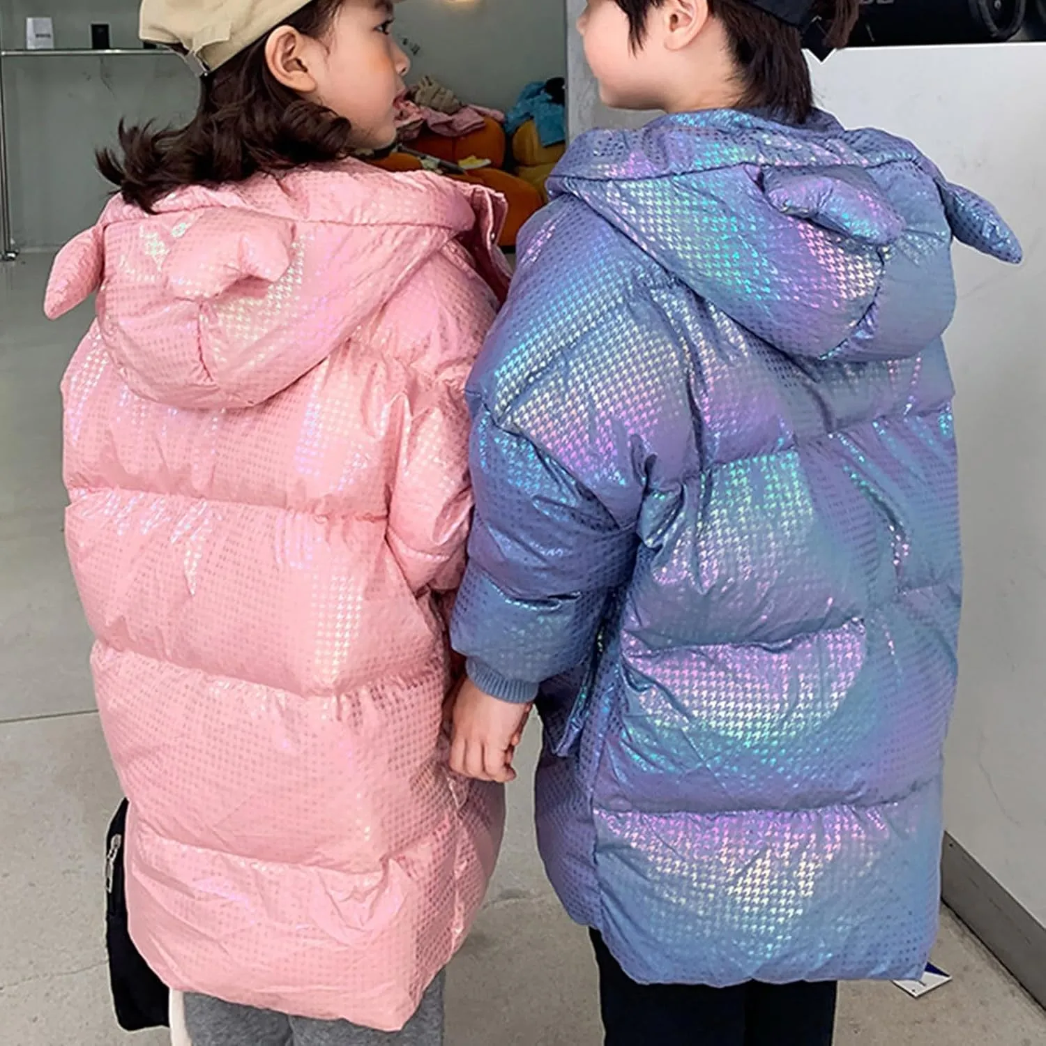 Boy Jacket Kids Toddler Baby Girls Boys Winter Warm Thick Solid Cotton Long Sleeve Padded Coats for Toddler Boys 5t