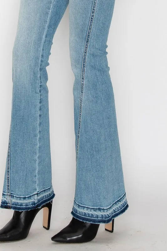 Brittany B. High Rise Skinny Flare Jeans