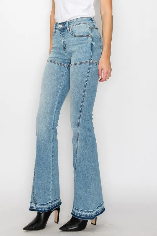 Brittany B. High Rise Skinny Flare Jeans