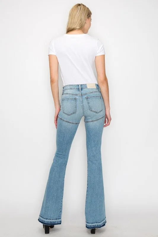 Brittany B. High Rise Skinny Flare Jeans