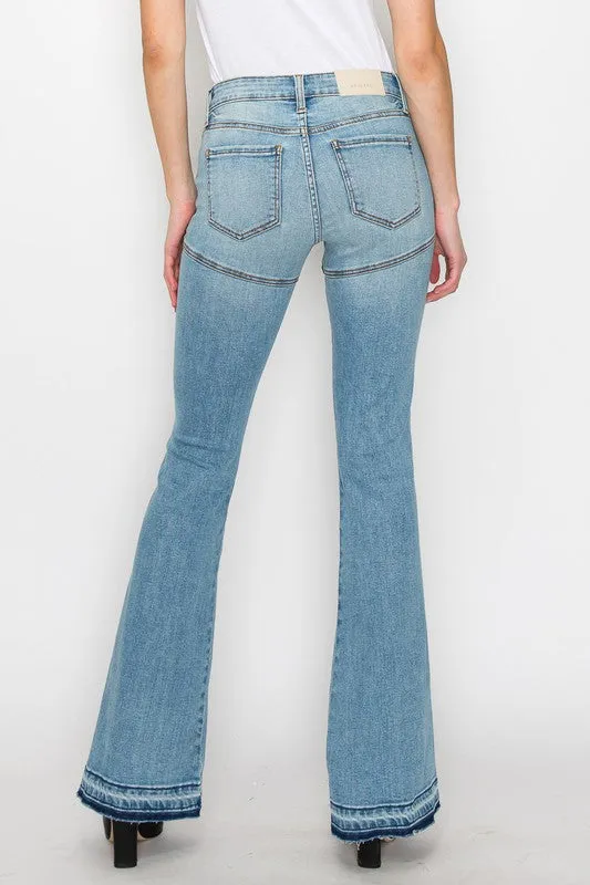 Brittany B. High Rise Skinny Flare Jeans
