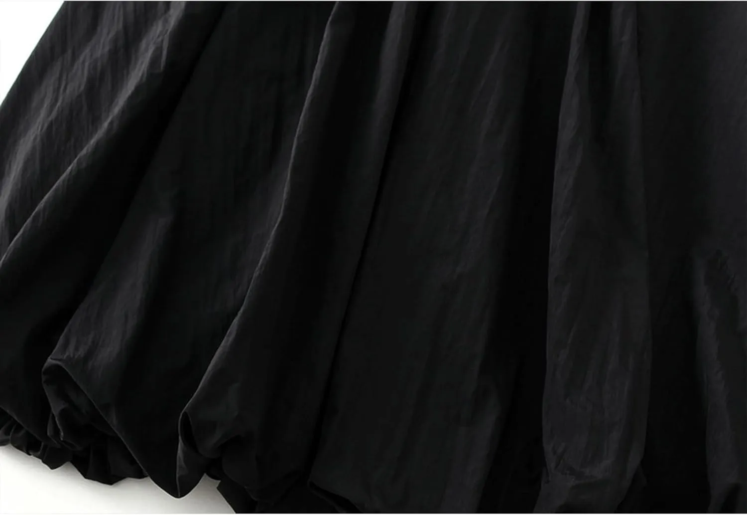 Bubble Skirt Boho Long for Women Ruffled Elastic Pleated Midi Summer Skirt Coquette Aesthetic Flowy Vintage Dress