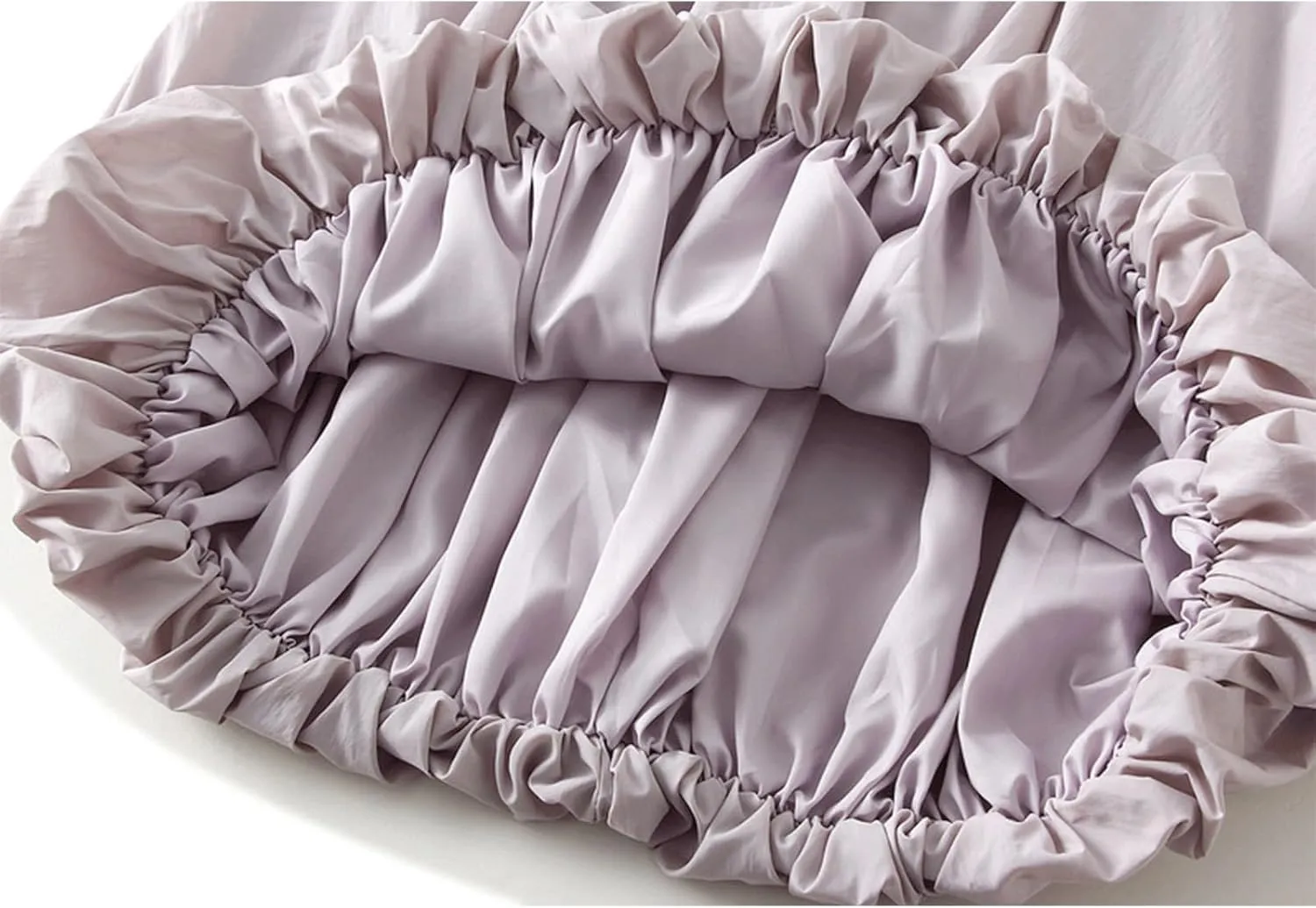 Bubble Skirt Boho Long for Women Ruffled Elastic Pleated Midi Summer Skirt Coquette Aesthetic Flowy Vintage Dress