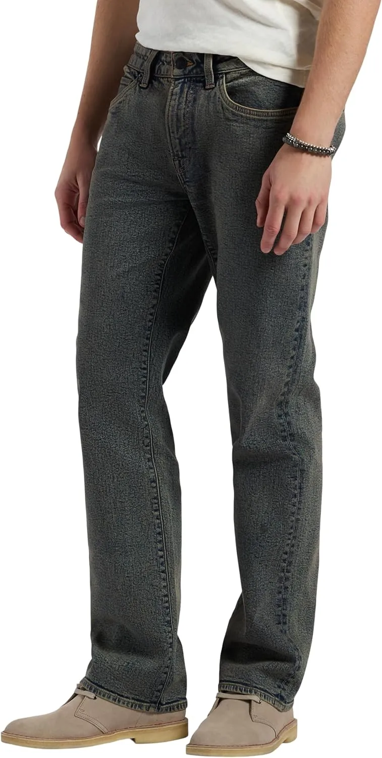 Buffalo David Bitton Men's Relaxed Straight Leg Driven Jean with Stretch Fabric