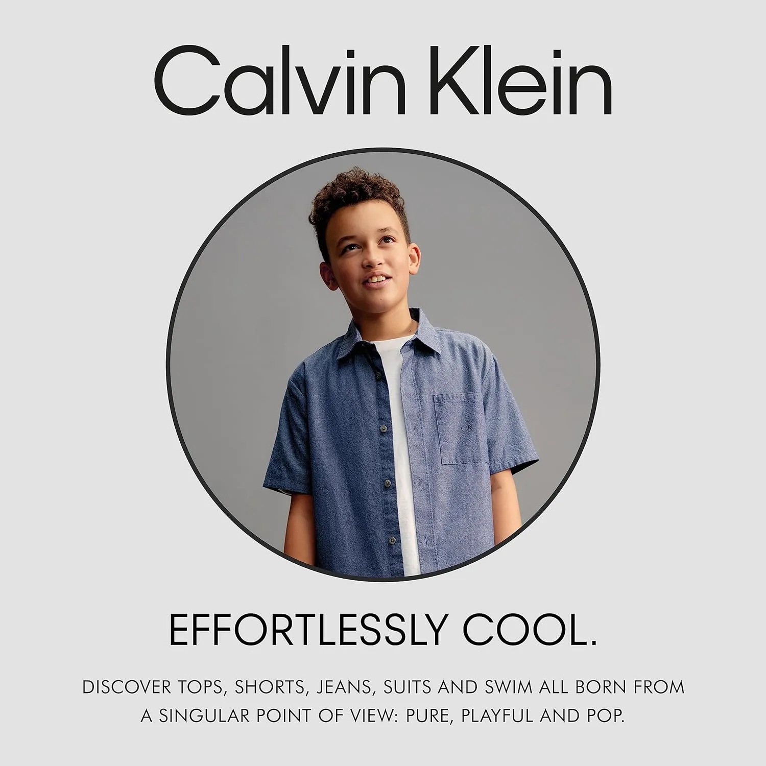 Calvin Klein Boys' Skinny Fit Stretch Denim Jeans, 5-Pocket Style, Zipper Fly & Button Closure