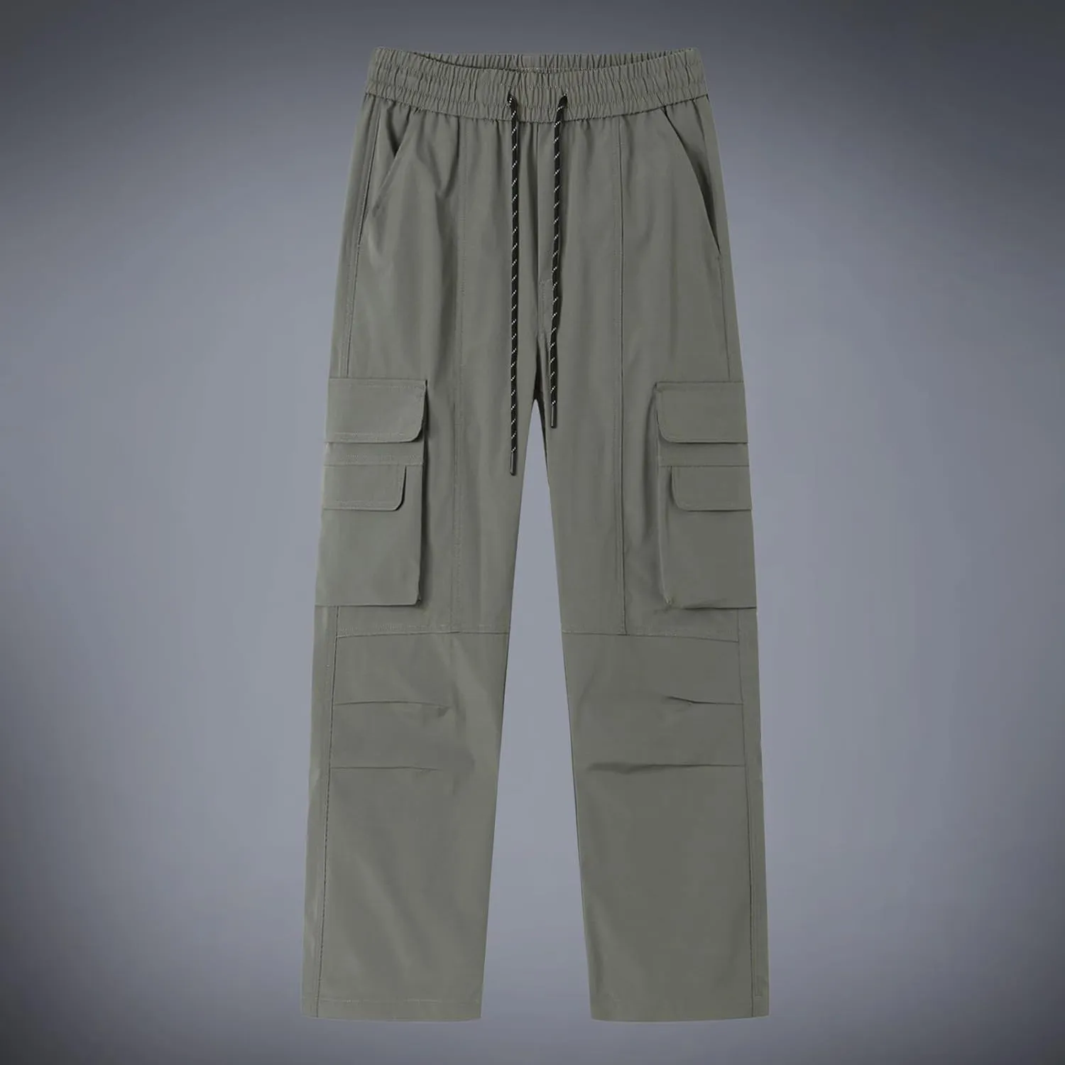 Cargo Pants for Men Slim Fit Baggy Sweatpants Classic Tactical Pants Multi Pockets Outdoor Twill Sport Hiking Pants