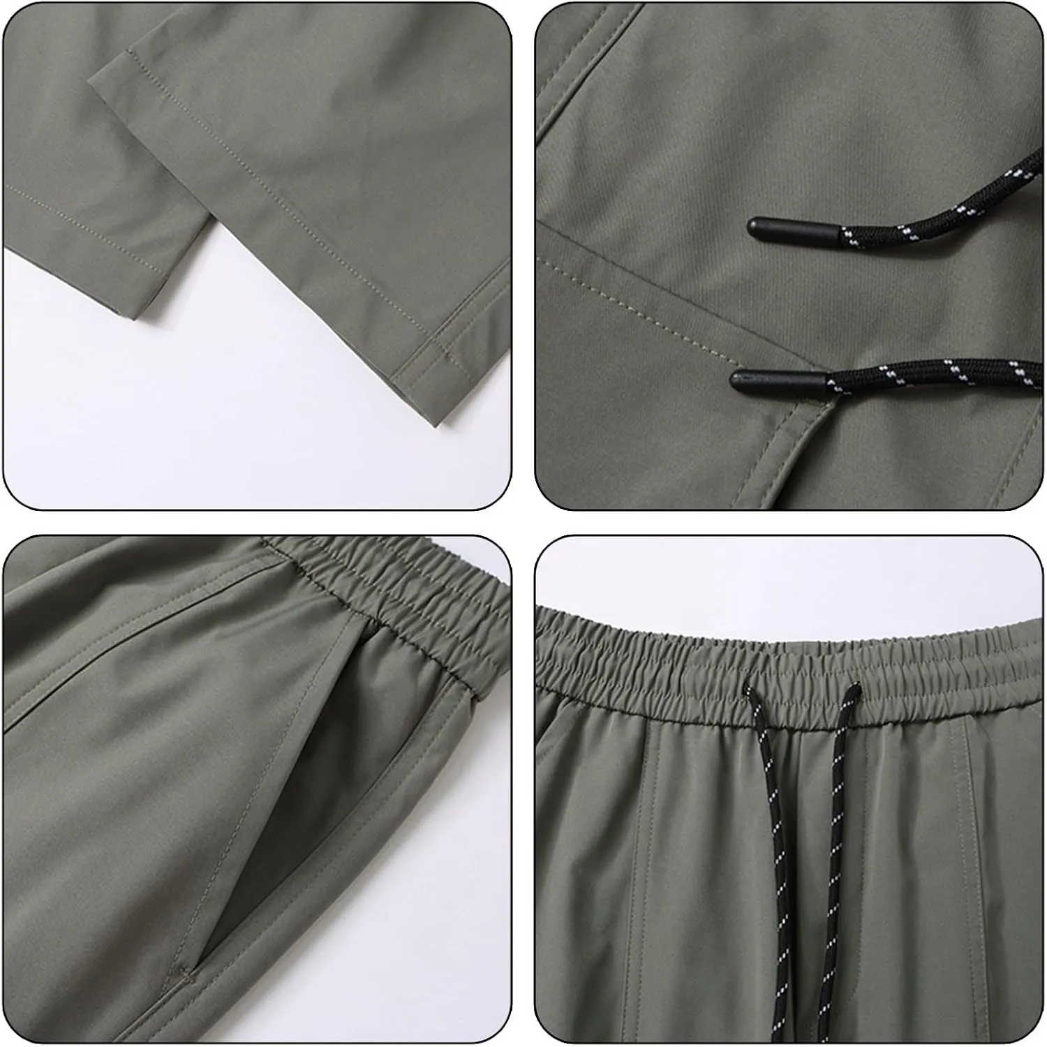 Cargo Pants for Men Slim Fit Baggy Sweatpants Classic Tactical Pants Multi Pockets Outdoor Twill Sport Hiking Pants