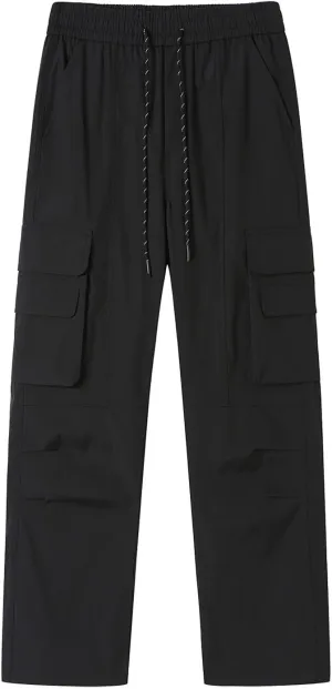 Cargo Pants for Men Slim Fit Baggy Sweatpants Classic Tactical Pants Multi Pockets Outdoor Twill Sport Hiking Pants