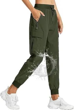 Cargo Pants Women Quick Dry Hiking Pants Trval UPF 50  Water Resistant Waterproof Lightweight Joggers