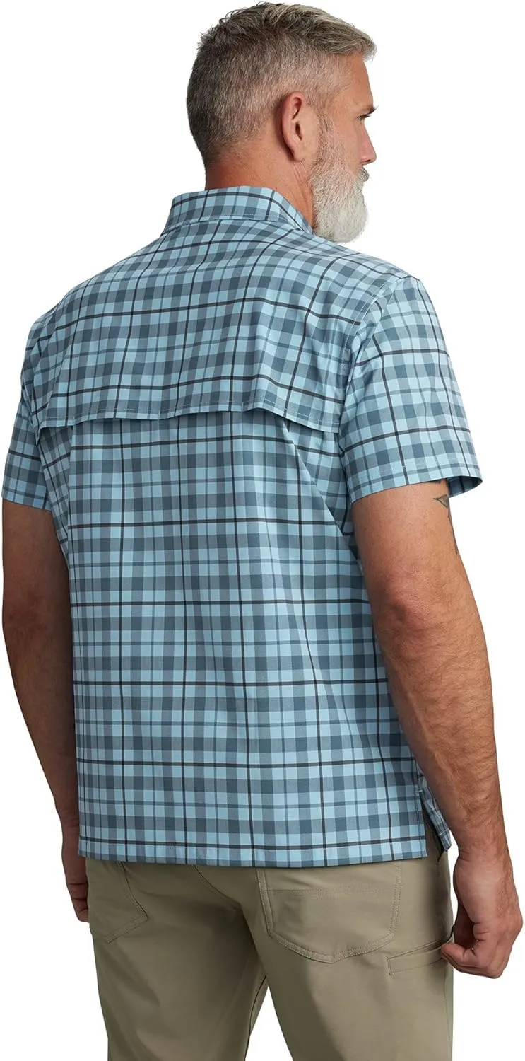 Carhartt Men's Force Sun Defender Relaxed Fit Lightweight Short-Sleeve Plaid Shirt
