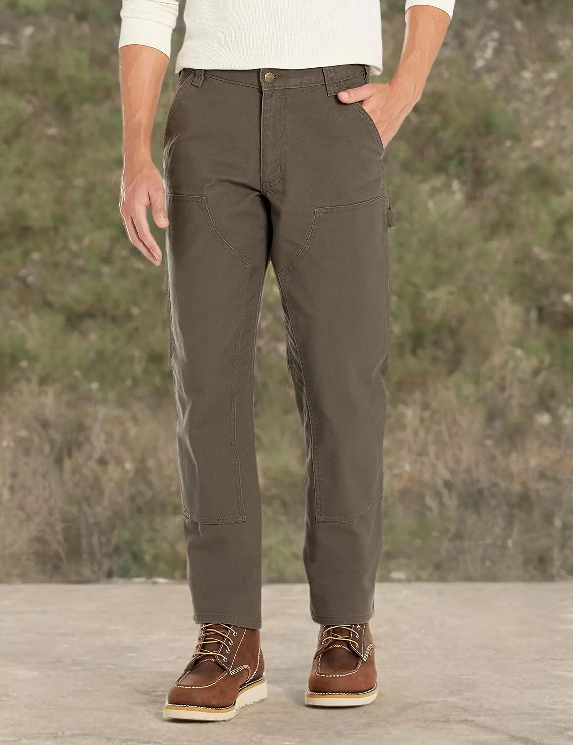 Carhartt Men's Rugged Flex Relaxed Fit Duck Double-Front Utility Work Pant