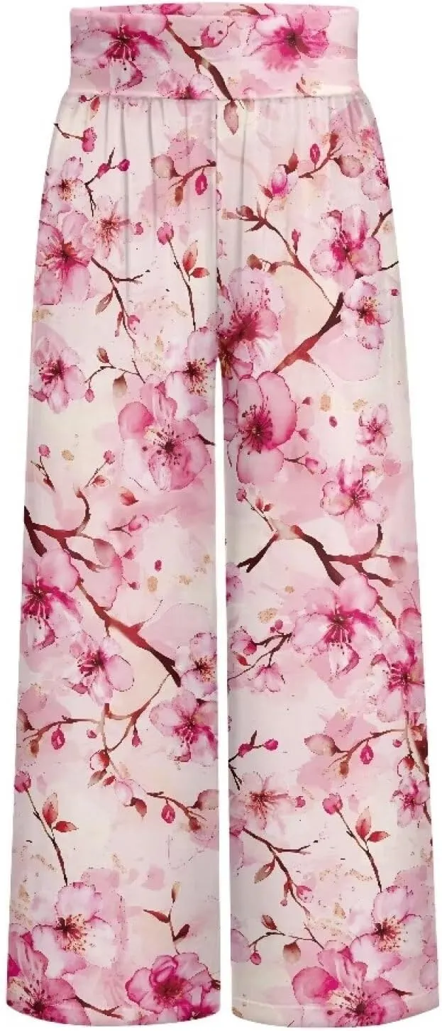 Casual Pants Women Wide Leg Dress Pants High Waisted Loose Fit Work Travel Trousers with Pockets S-3XL