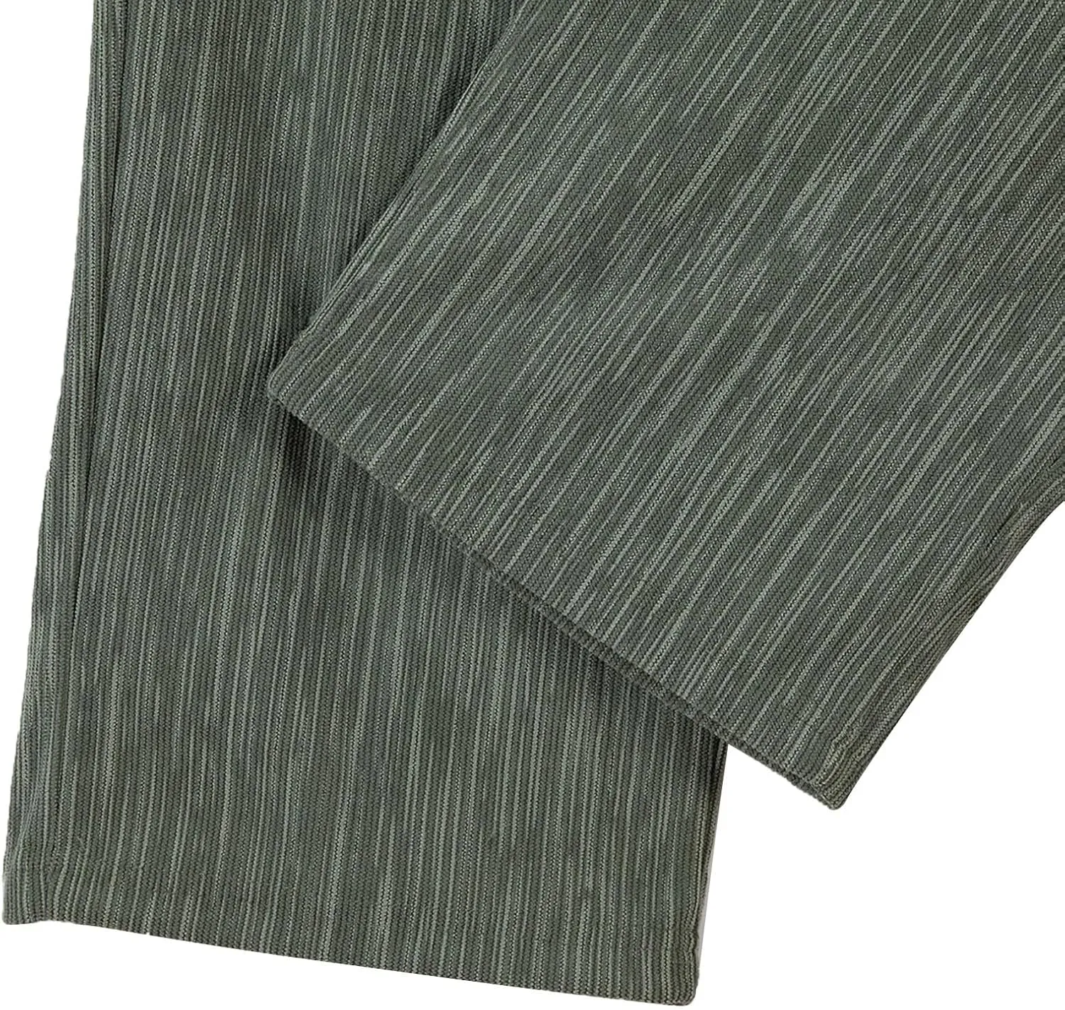 Corduroy Pants Men Casual Plain Baggy Summer Trousers Open Bottom Loose Drawstring Outdoor Elastic Waist Sweatpants
