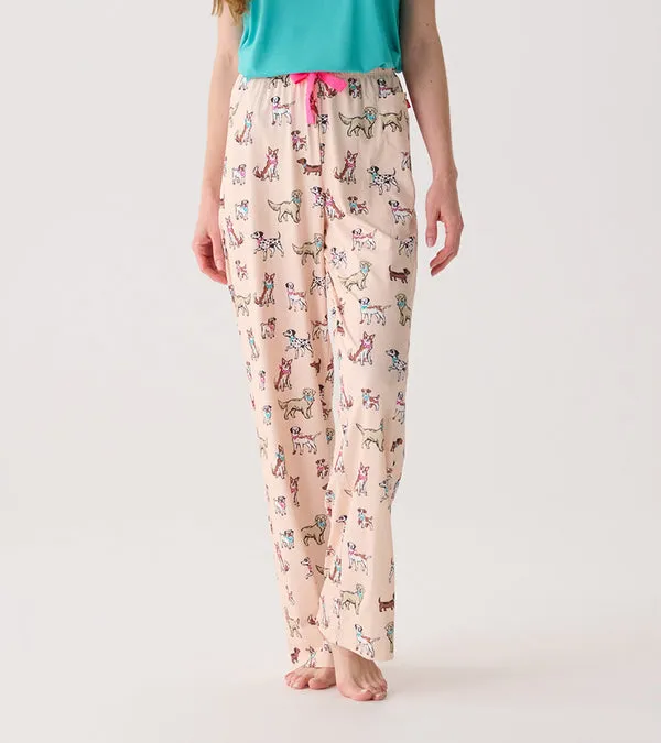 cute pups pj pants in a bag