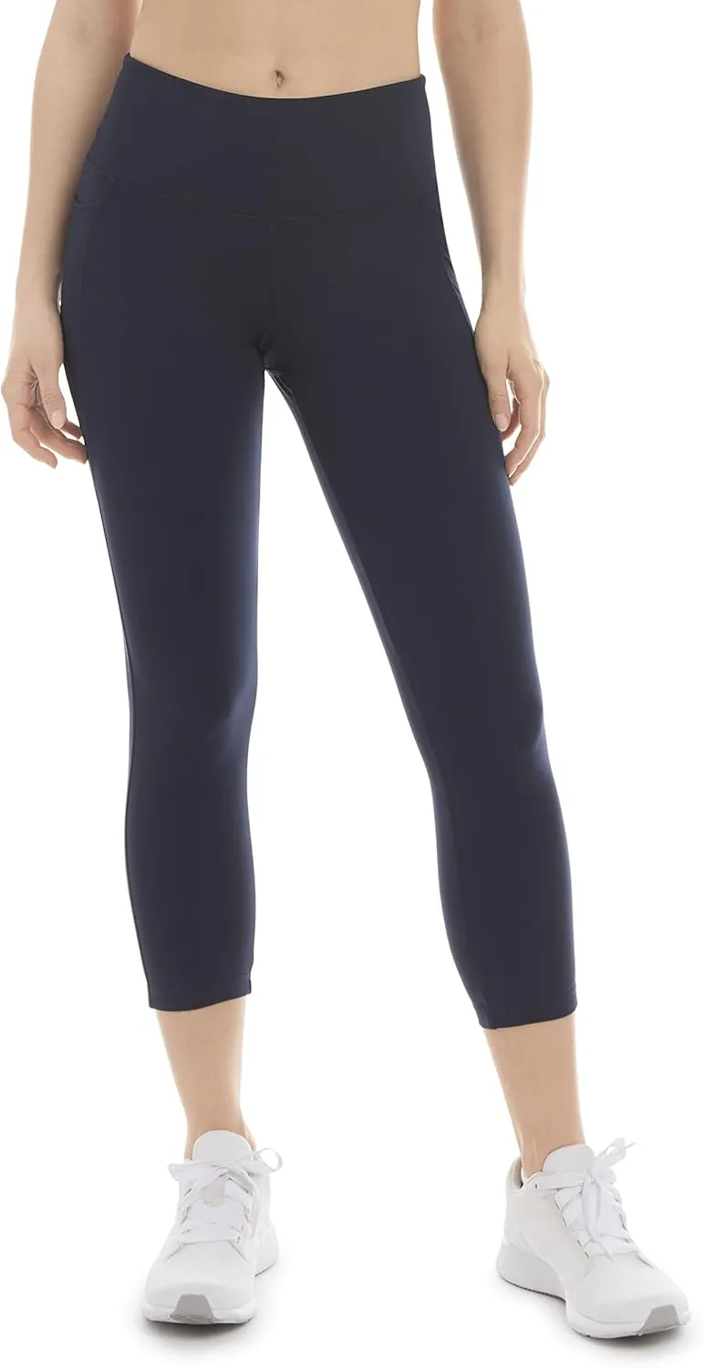Danskin Women's Curved Contour Capri Legging
