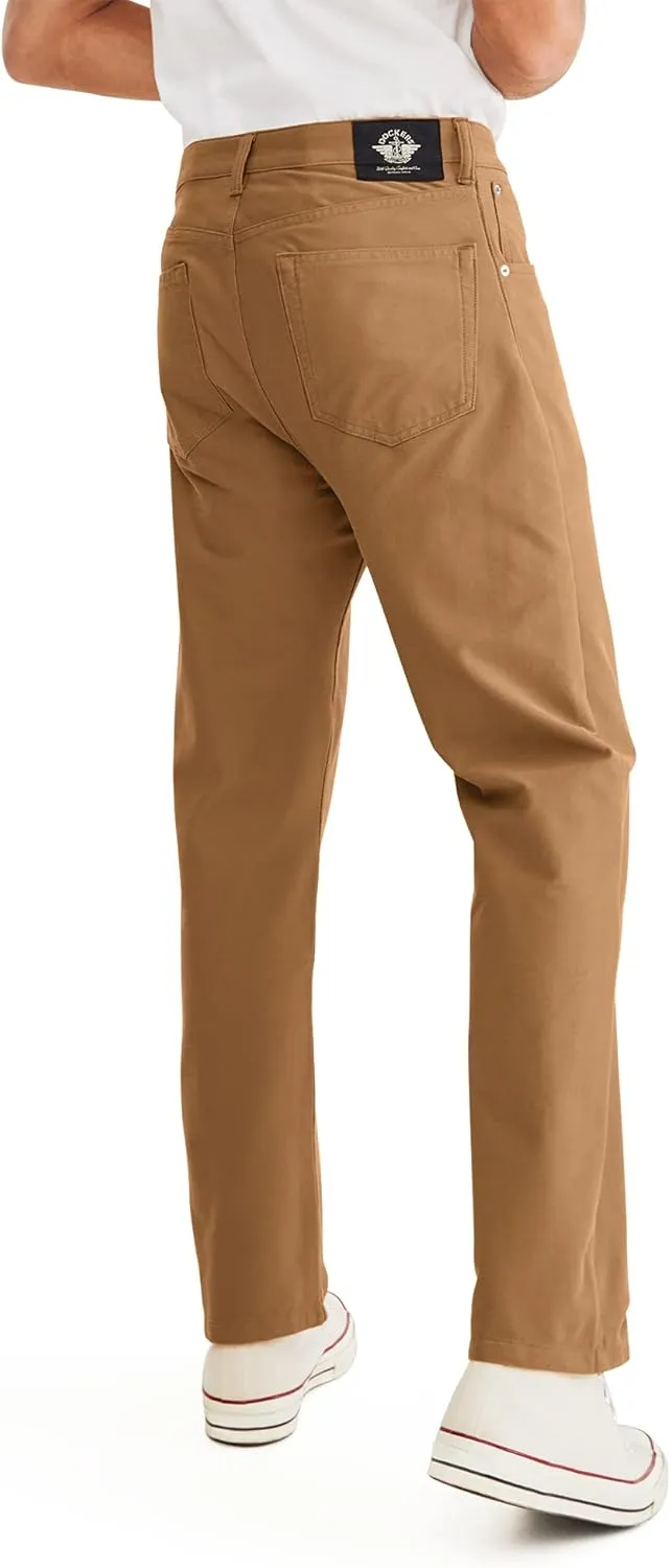 DOCKERS Men's Comfort Jean Cut Slim Fit Smart 360 Knit Pants