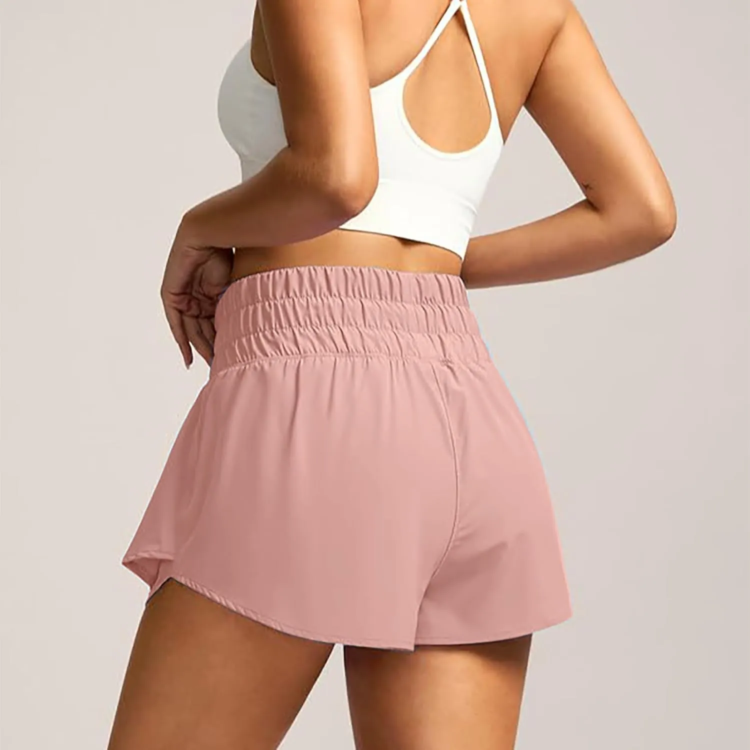 Flowy Athletic Shorts for Women Pleated Tennis Skirt High Waisted Athletic Golf Skorts Skirts Quick Dry Skort Skirt