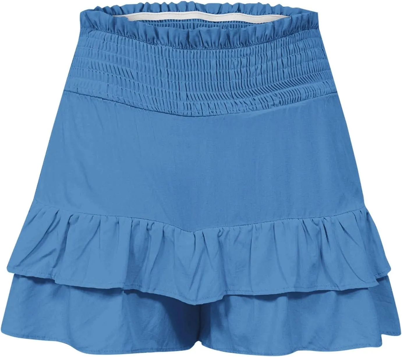 Flowy Shorts for Women Casual Boho Floral Skorts Ruffle Mini Skirts Running Tennis Butterfly Short Summer Beach Short