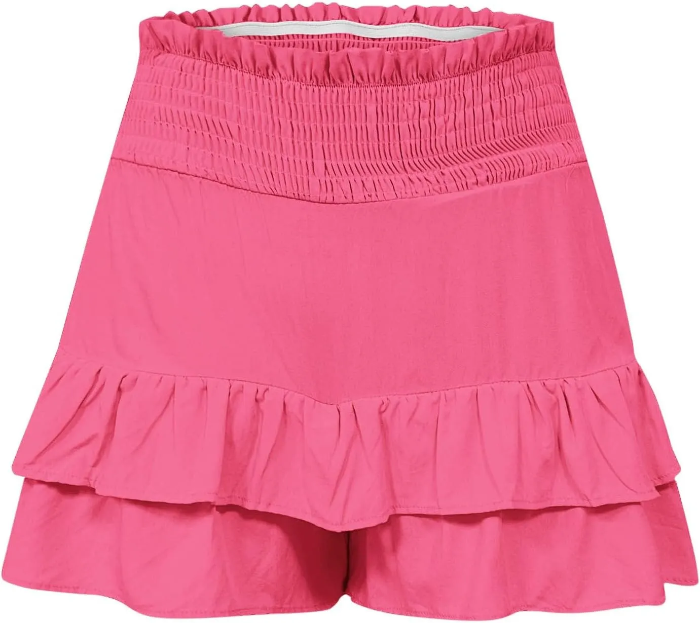 Flowy Shorts for Women Casual Boho Floral Skorts Ruffle Mini Skirts Running Tennis Butterfly Short Summer Beach Short