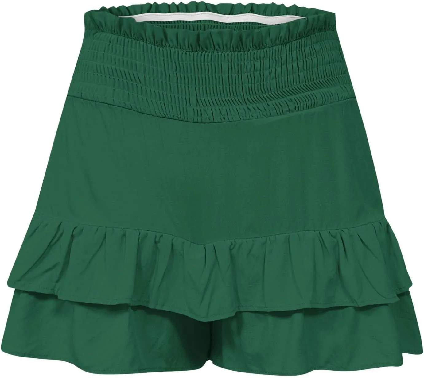 Flowy Shorts for Women Casual Boho Floral Skorts Ruffle Mini Skirts Running Tennis Butterfly Short Summer Beach Short
