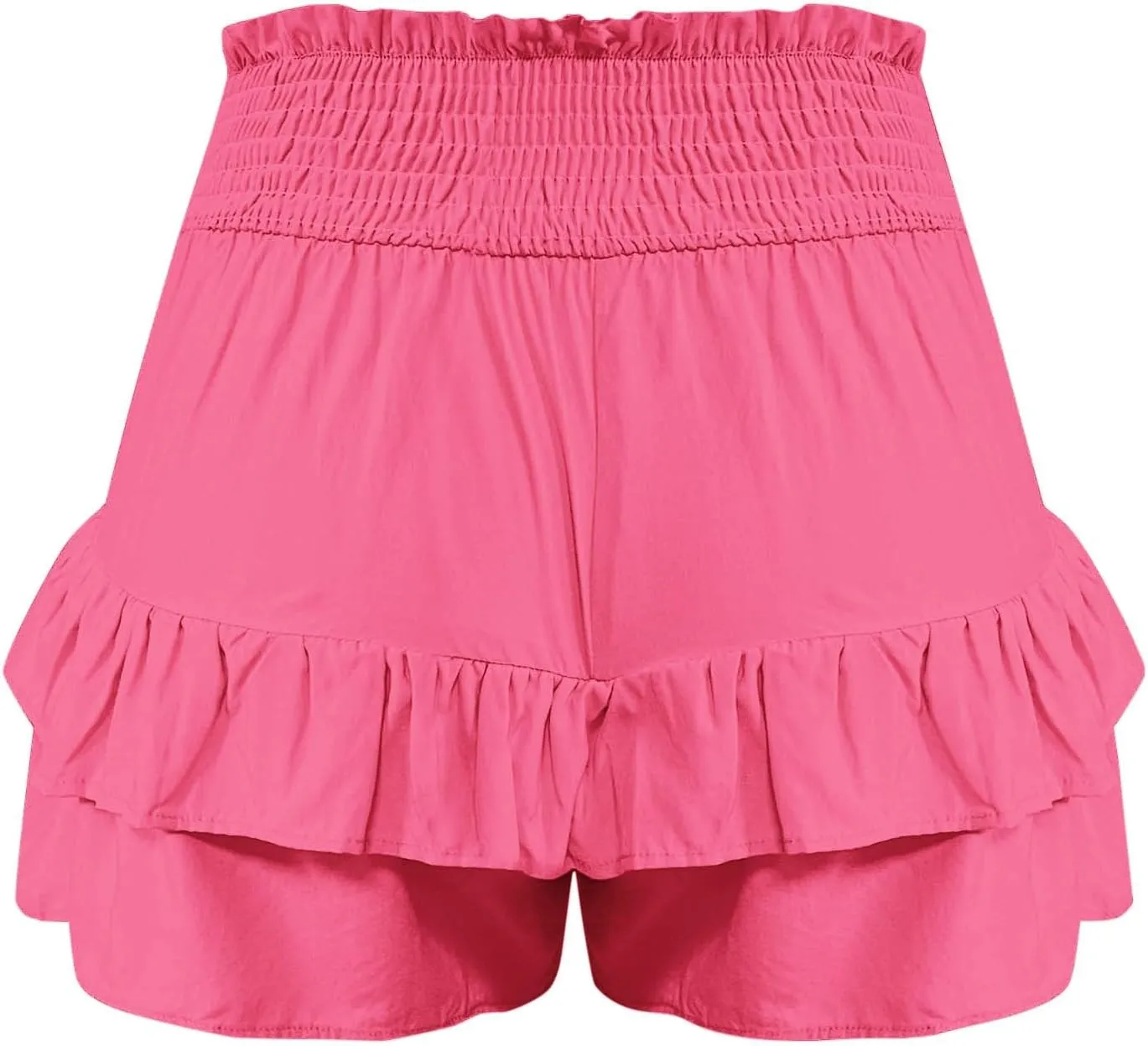 Flowy Shorts for Women Casual Boho Floral Skorts Ruffle Mini Skirts Running Tennis Butterfly Short Summer Beach Short