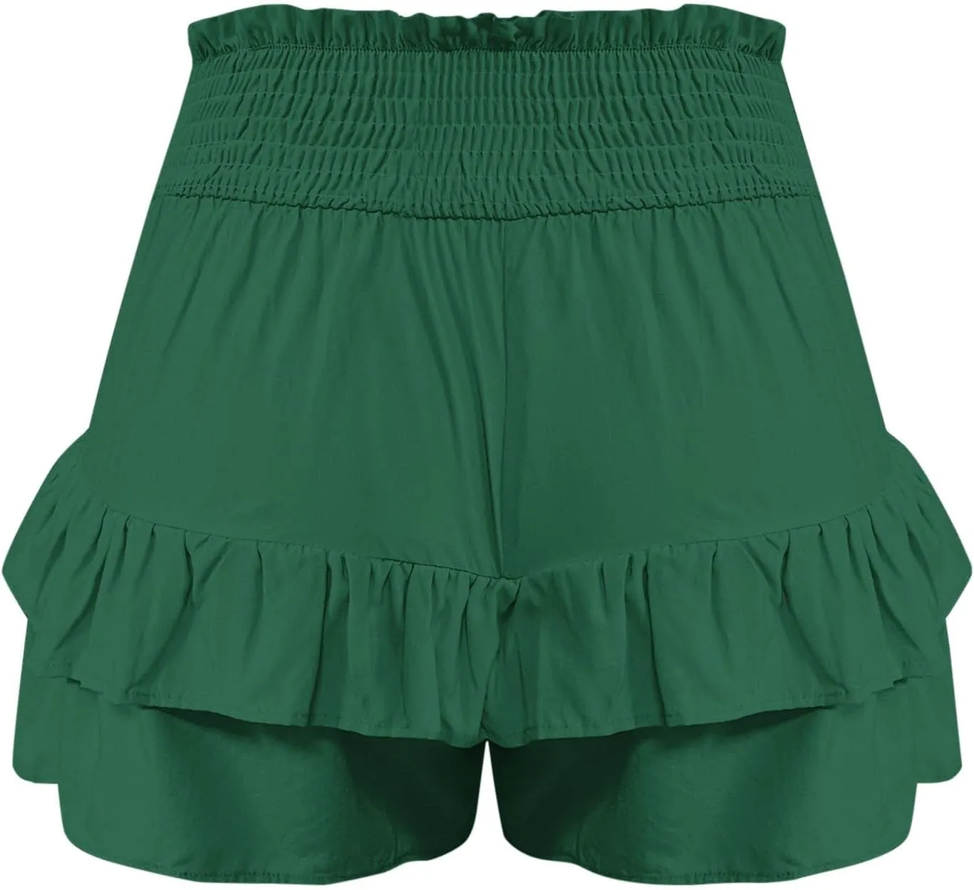 Flowy Shorts for Women Casual Boho Floral Skorts Ruffle Mini Skirts Running Tennis Butterfly Short Summer Beach Short