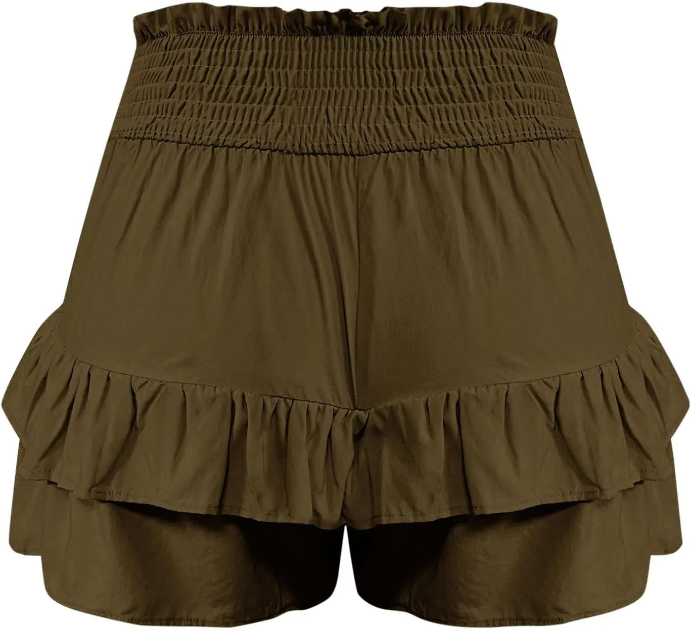 Flowy Shorts for Women Casual Boho Floral Skorts Ruffle Mini Skirts Running Tennis Butterfly Short Summer Beach Short