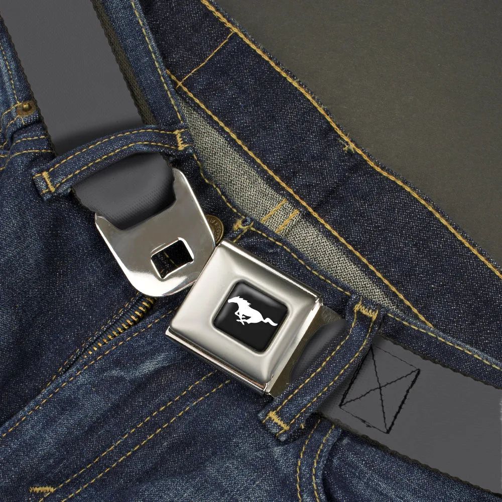 Ford Mustang Seatbelt Belt - Charcoal Webbing