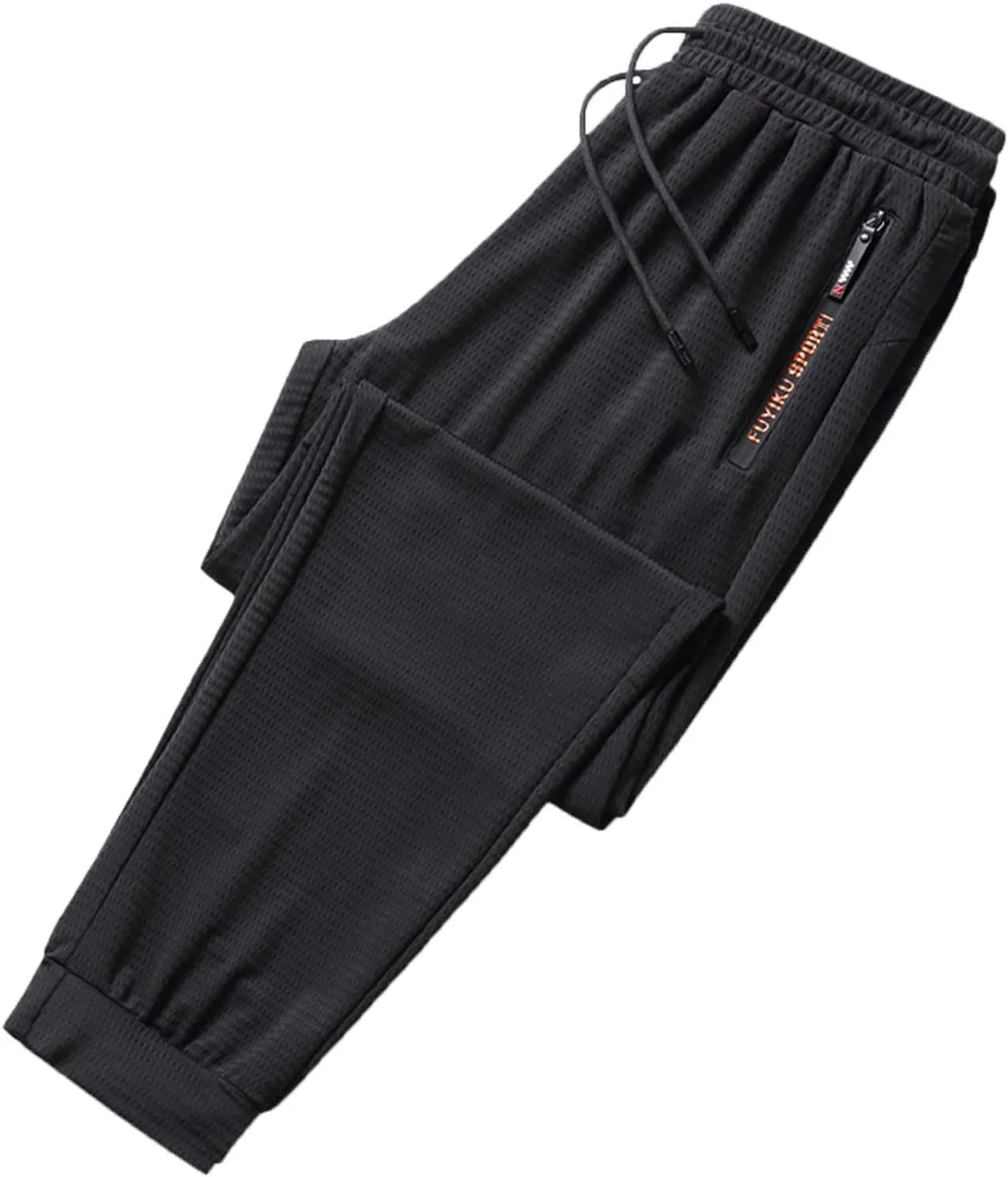 Fxbar Unisex Quick Dry Pants for Men Lightweight Stretchable Workout Pants with Zipper Pockets Perfect Hiking Yoga Daily