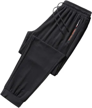 Fxbar Unisex Quick Dry Pants for Men Lightweight Stretchable Workout Pants with Zipper Pockets Perfect Hiking Yoga Daily