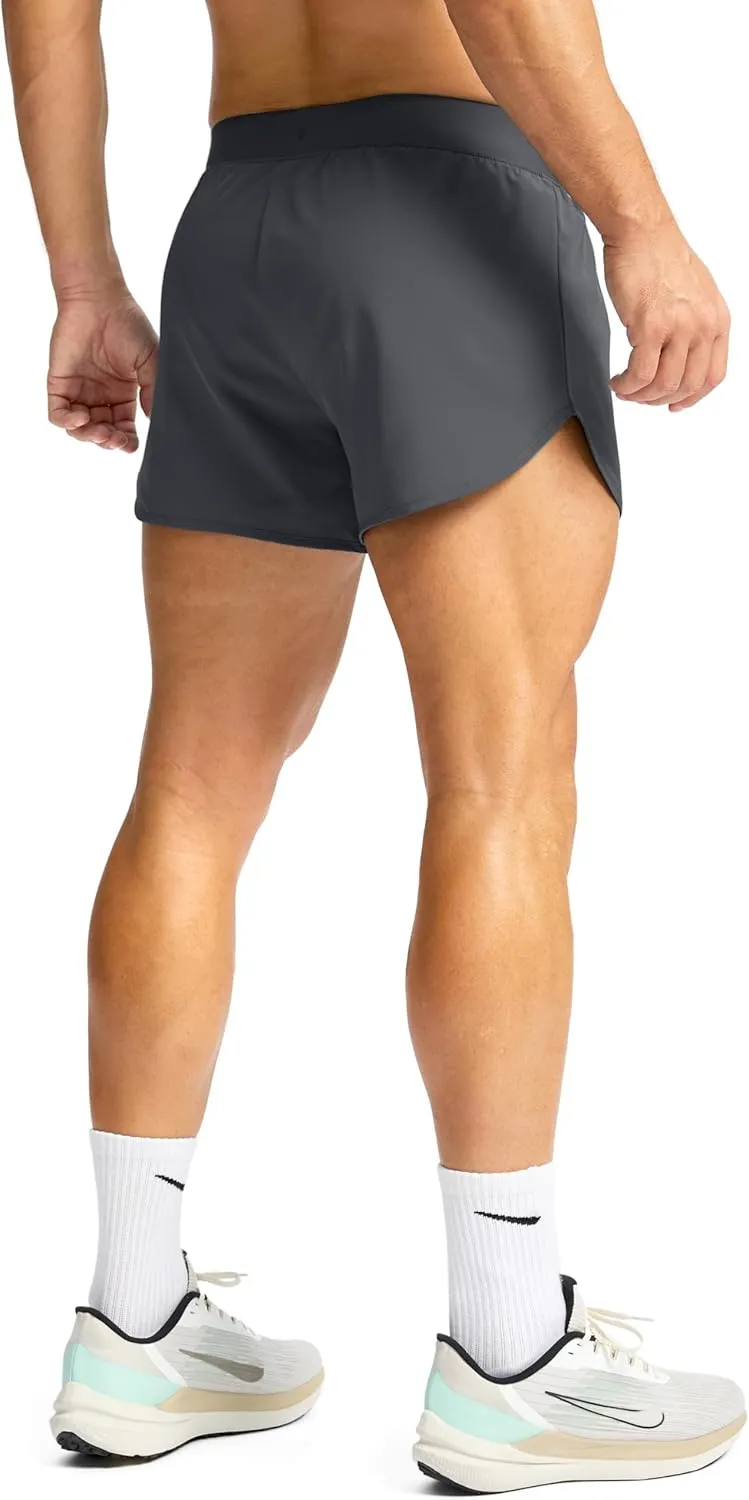 G Gradual Running Shorts for Men 3 Inch Lighweight Quick Dry Workout Gym Athletic Jogging Shorts with Inner Key Pocket