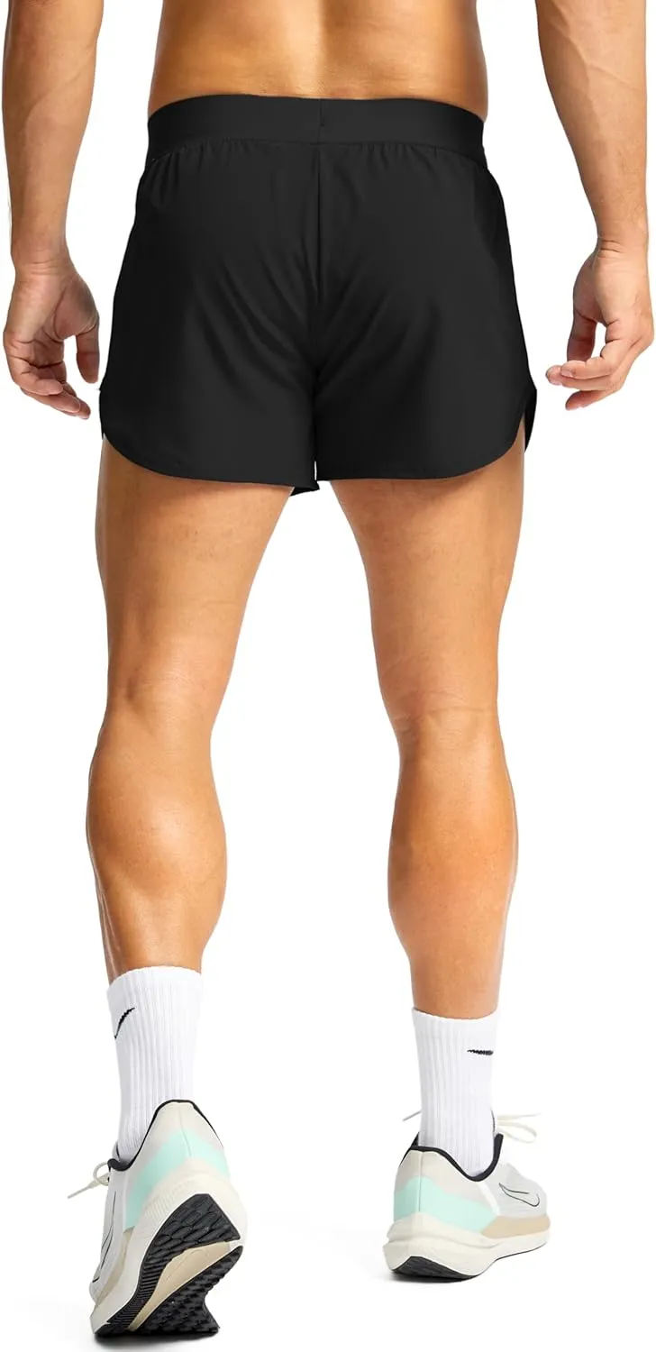 G Gradual Running Shorts for Men 3 Inch Lighweight Quick Dry Workout Gym Athletic Jogging Shorts with Inner Key Pocket