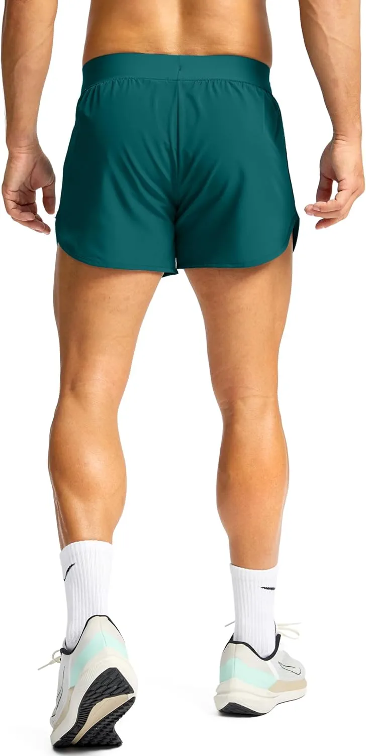 G Gradual Running Shorts for Men 3 Inch Lighweight Quick Dry Workout Gym Athletic Jogging Shorts with Inner Key Pocket