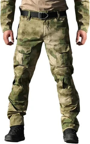 Golf Pants Men Tapered Leg Outdoor Hiking Pants Multi Pockets Classic Fit Comfort Utility Cargo Work Pants Regular Fit