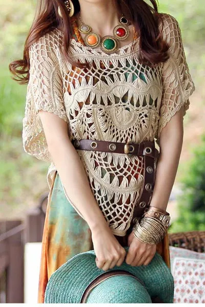 Handmade Crochet Beach Cover Ups