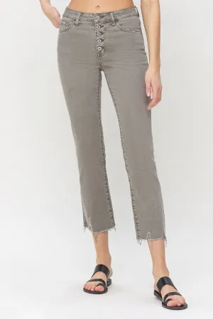 High Rise Slim Straight Leg Jeans